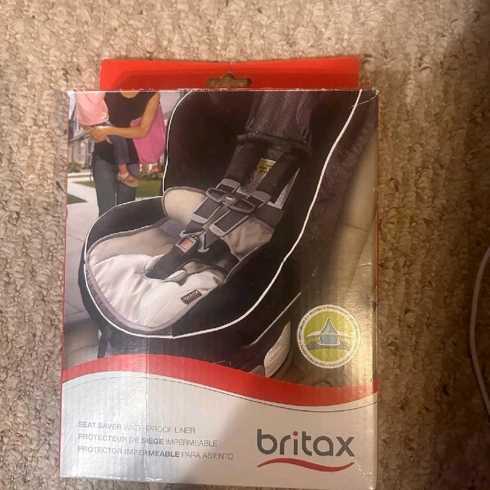 Britax Black and Gray Seat Saver Waterproof Liner